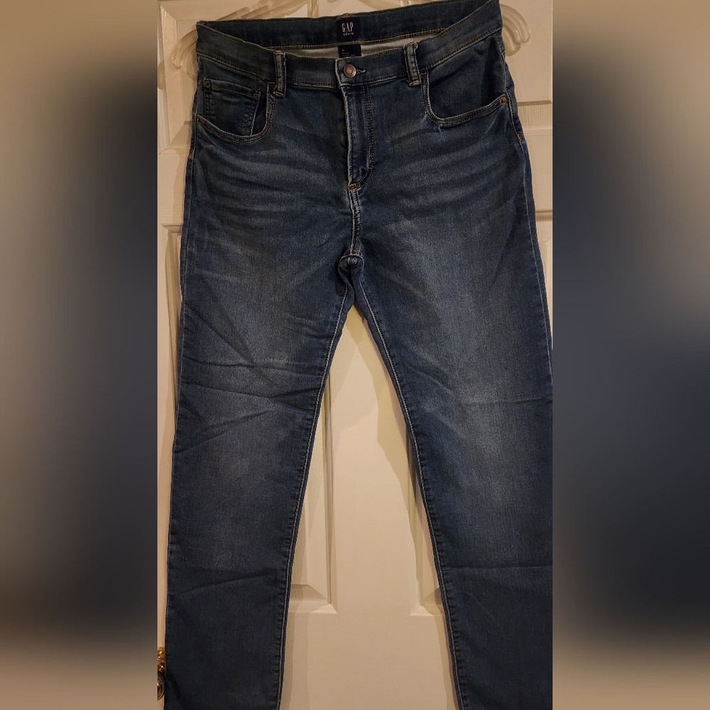 Kids Gap jeans. Stretch, slim size 18 Husky. Medium blue